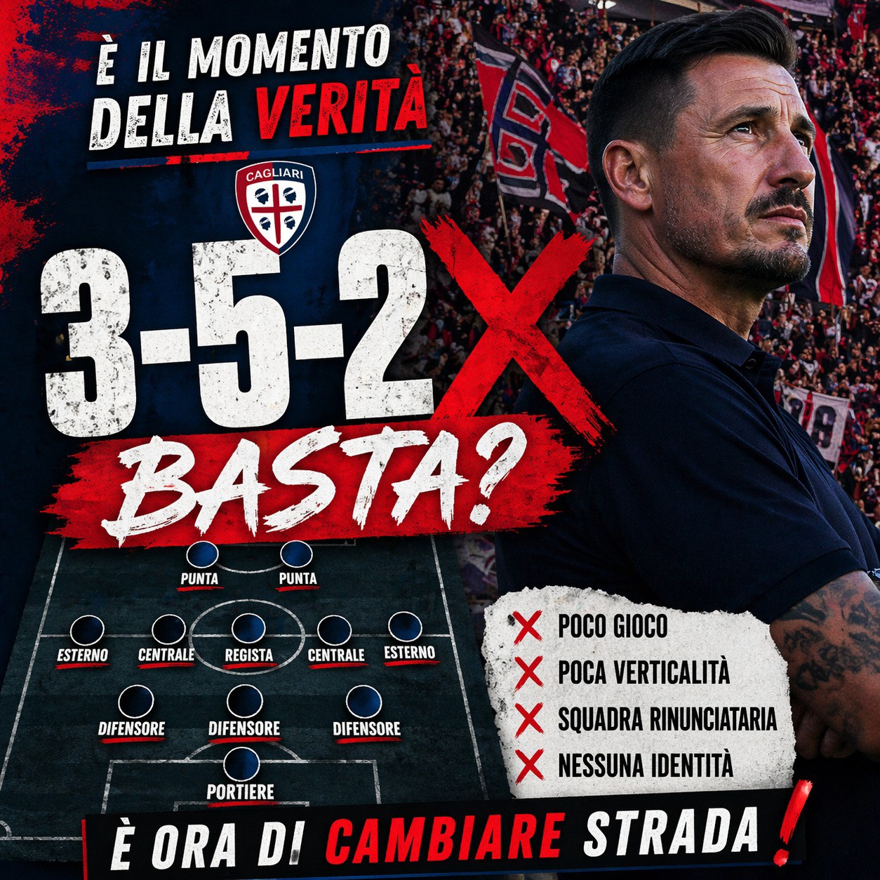 Cagliari, è il momento della verità