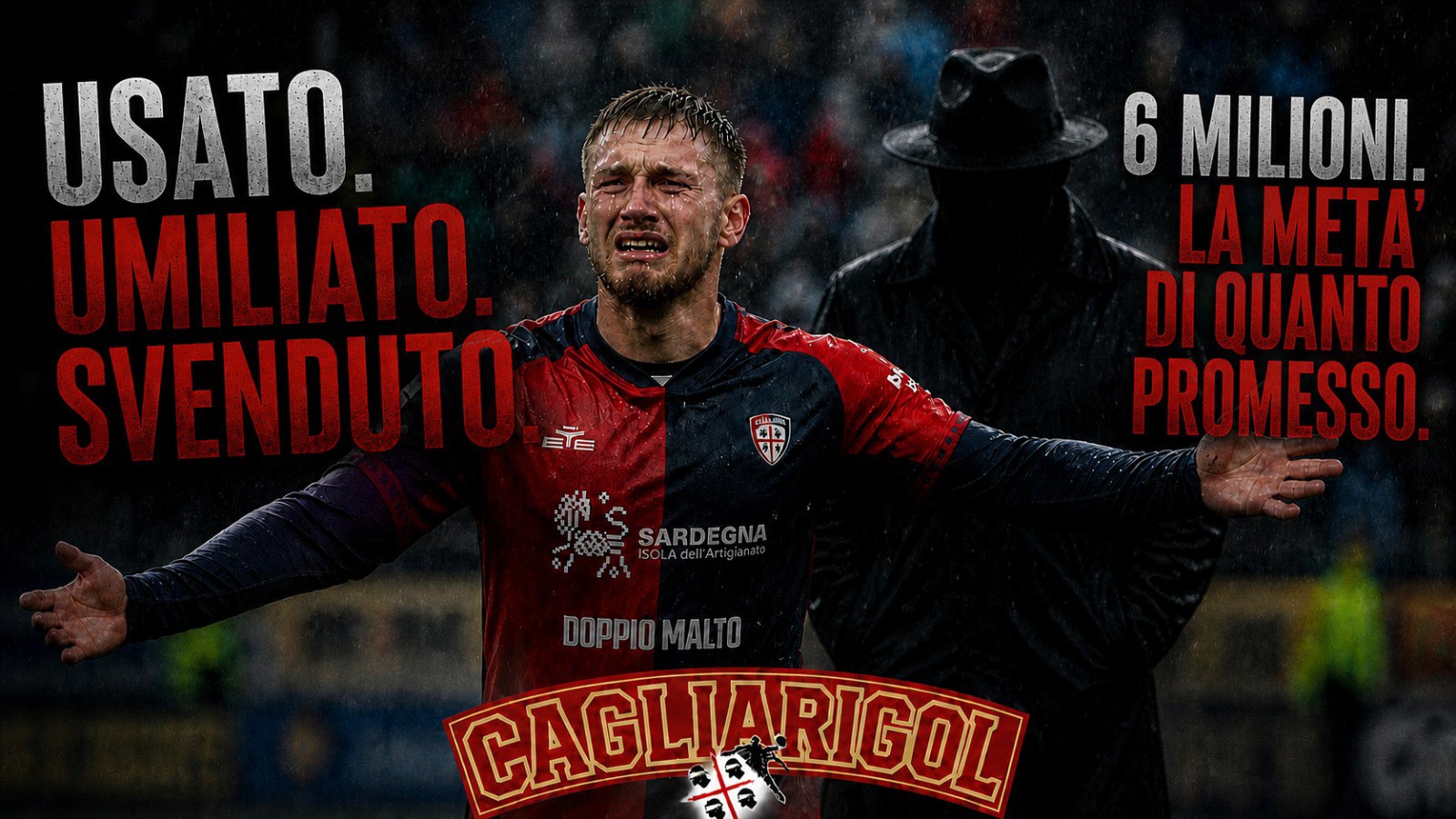 Kiliçsoy: il Cagliari lo ha distrutto e adesso non vuole pagare il conto.