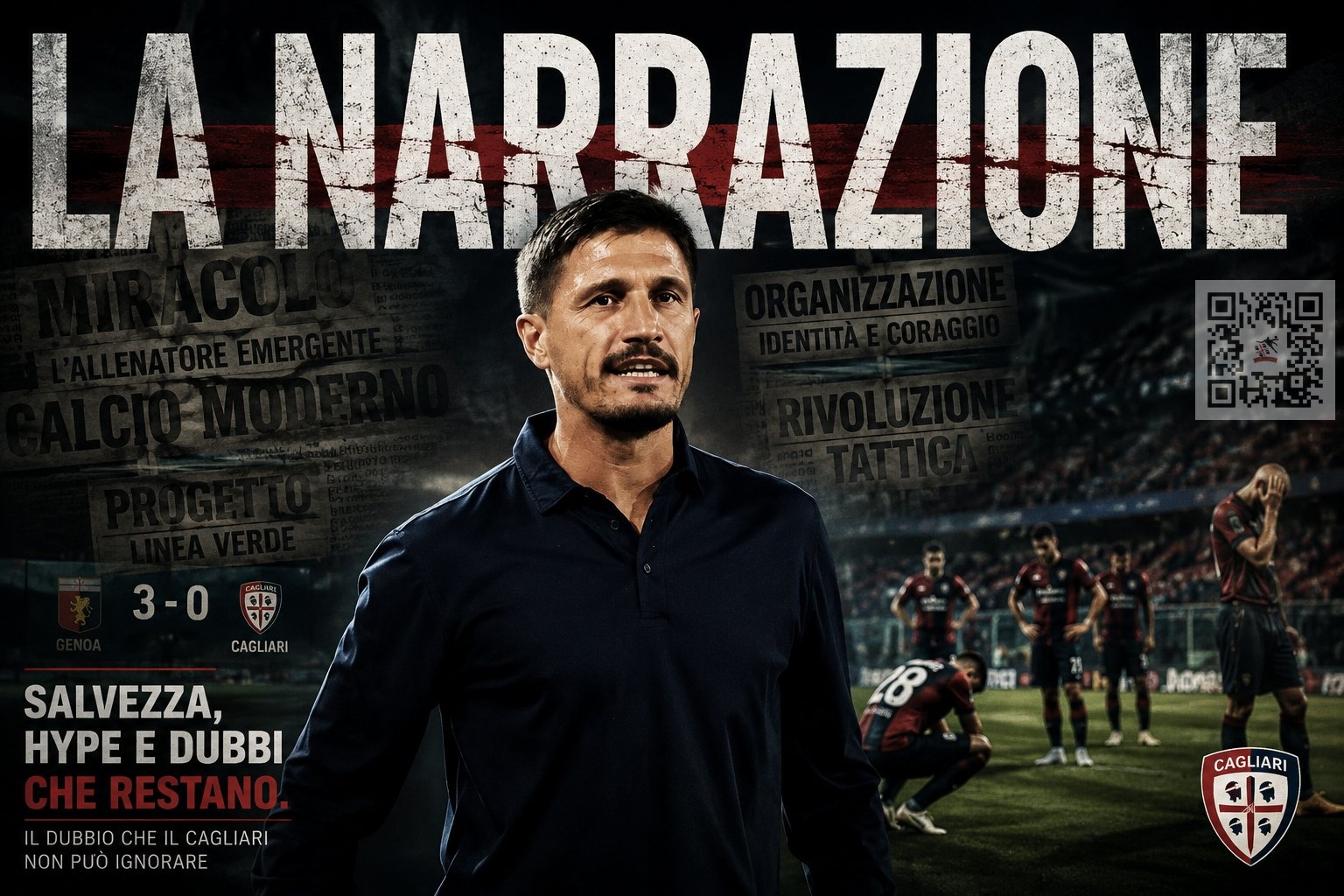 Pisacane, la narrazione perfetta e un dubbio che il Cagliari non può ignorare