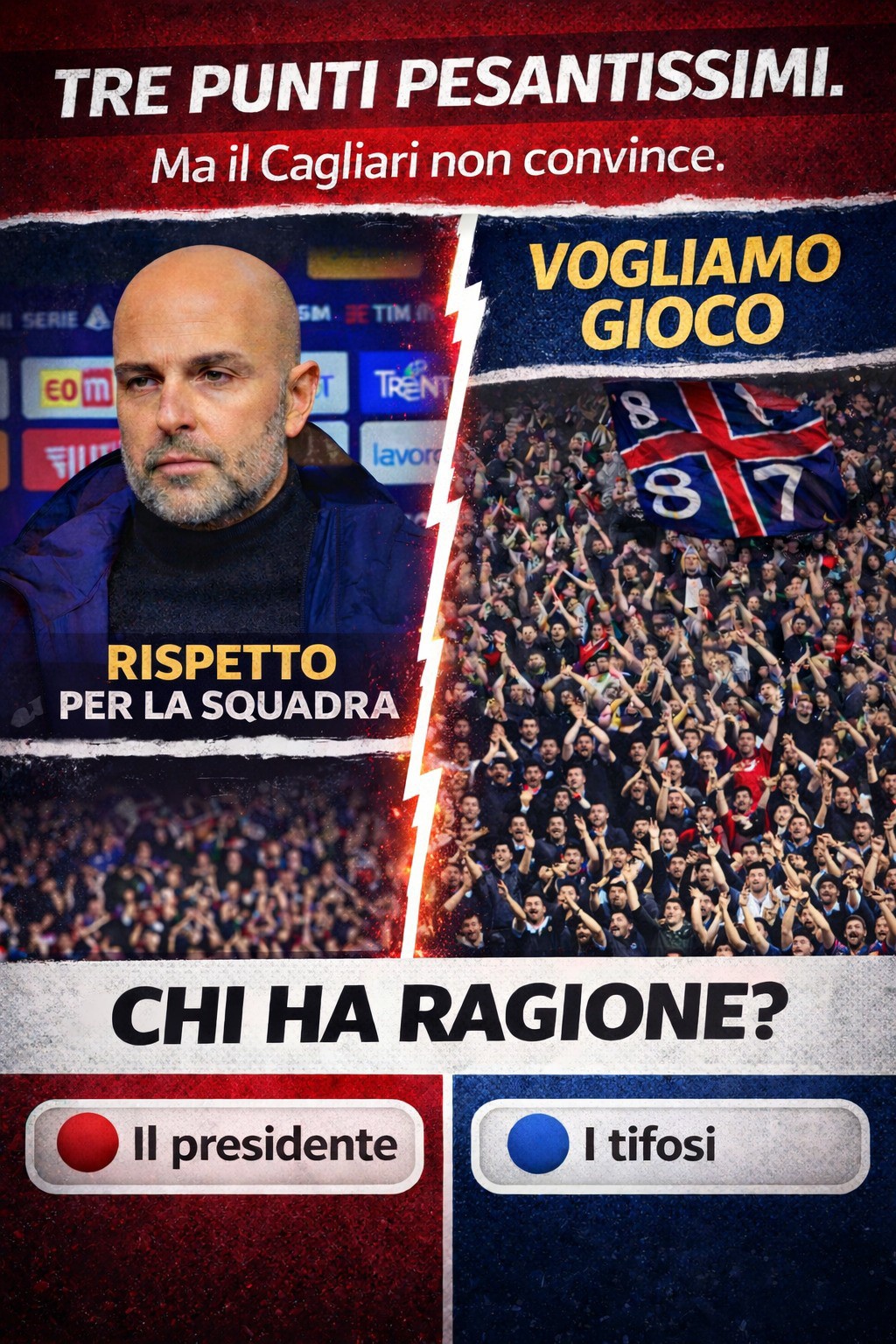 Fiammata Cagliari!