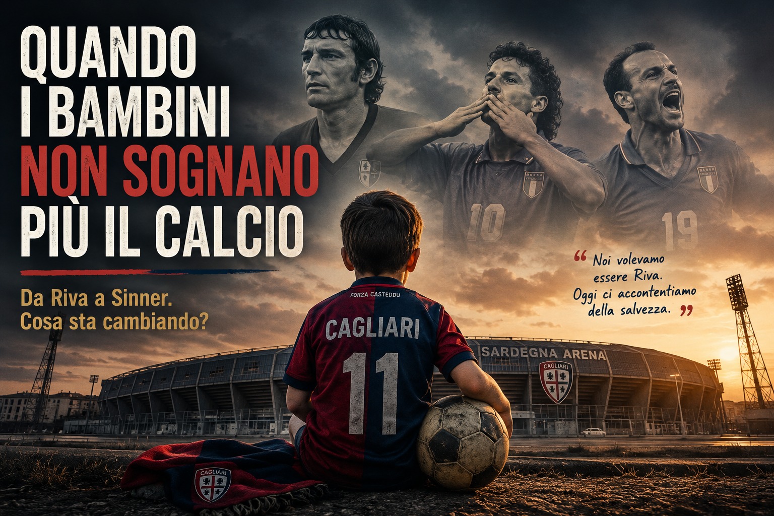 Quando i bambini non sognano più il calcio