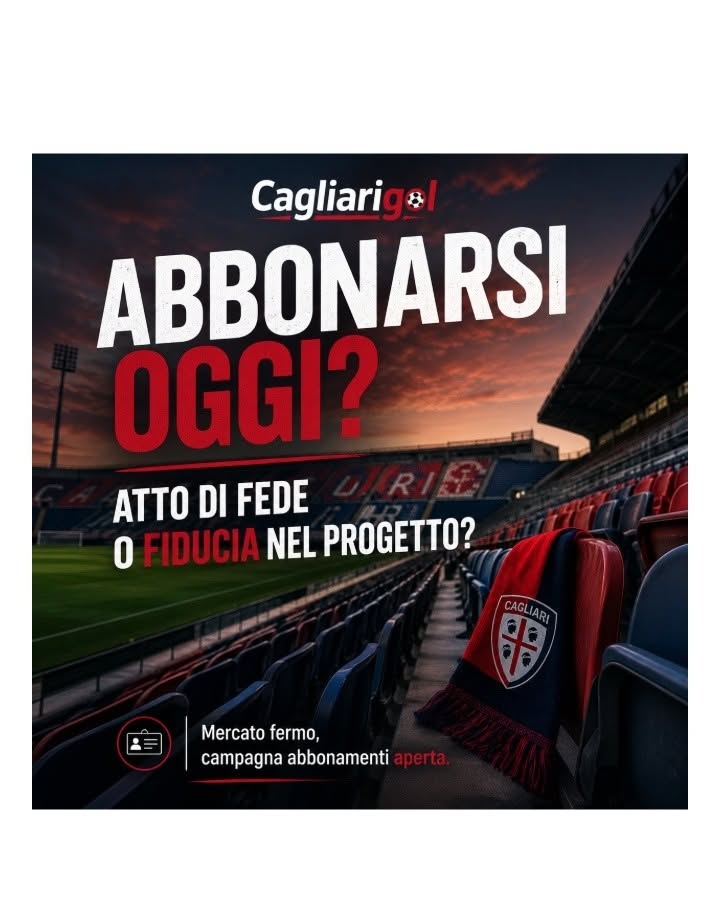 Campagna abbonamenti e mercato fermo: la fede si rinnova, la squadra ancora no