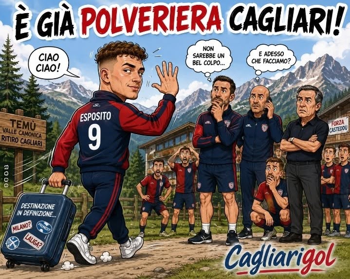 È già polveriera Cagliari: il caso Esposito scuote il ritiro